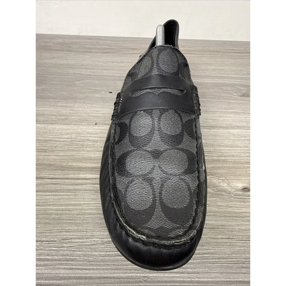 Coach Men's Mott Driver Sig FG2983 Casual‎ Loafer Shoes Black Size 11